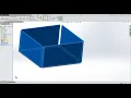 Solidworks Sheet metal Quick Tutorial Metal Box Flat Pattern