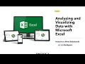 Analyzing and Visualizing Data with Microsoft Excel Episode 2