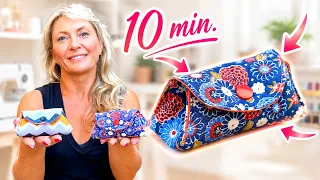MINI BOLSITO DE REGALO ORIGINAL EN 10 MINUTOS | IDEA FÁCIL DE COSTURA PARA REGALAR O VENDER