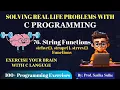 76 String Functions in C strupr strlwr strrev with Examples C Complete Course