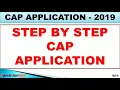 CET CAP Round Registration 2019 STEP BY STEP CAP APPLICATION FOR BE B TECH PHARMACY 2019