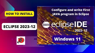 How to Install Eclipse 2023-24 in Windows 11 Write First Java Program in Eclipse Bitter Code