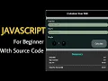 How to create Bill Calculator Javascript beginner project Restaurant bill calculator