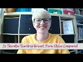 Jo Thornton Breast Forms - Teardrop 1 and Teardrop 2 Compared