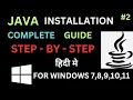 How to Install Java On Windows Java Tutorial Java For Beginners