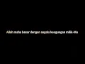 Download Lagu lirik Allah Maha Besar opick
