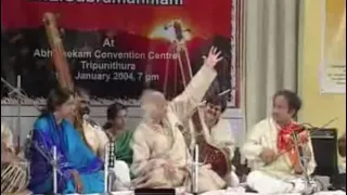raga bhairavi sumiran kar le live pandit jasraj and dr and mrs l subramaniam