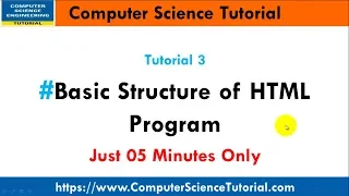Basic Structure of HTML Program