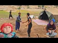 🏕️ Mahmoud \u0026 Azam’s Life in the Heart of the Nomads 🌾 | Packing, Cleaning, Cooking Rice \u0026 More ❤️