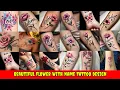Stylish flower tattoo design with name tattoo Name tattoo designs tattoo