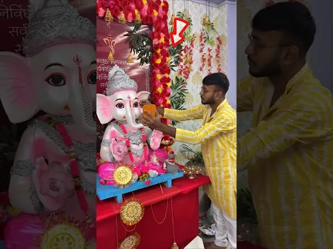 Miracle of Ganpati Bappa Beautiful Shringar #r #ytshortsindia