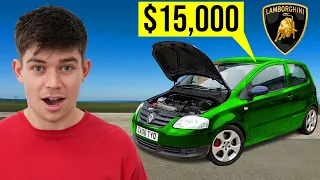 PAINTING A $15,000 LAMBORGHINI COLOUR ON MY CHEAP VOLKSWAGEN