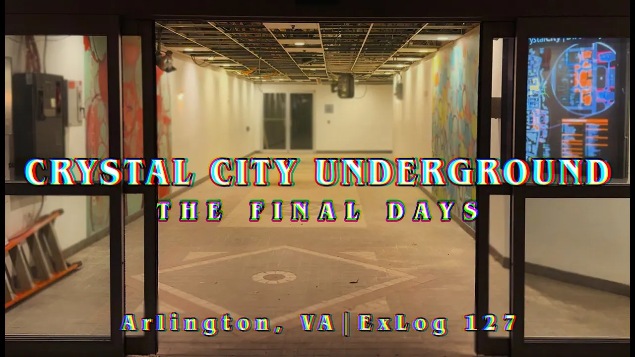 Final Days of the Crystal City Underground Mall, VA | Exploring Urban Decay on Halloween | ExLog 127