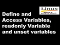 Shell Scripting Tutorial-02 - Define and Access