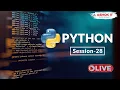 Python Session - 28 Ashok IT