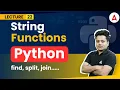 What are String functions Part 2 Python Programming Full Course Coding Adda247