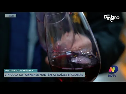 Destino SC de Inverno: Vinícola catarinense mantém as raízes italianas