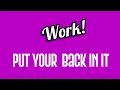 Kevin McKay, Pupa Nas T, Denise Belfon - Work (Original Mix) [Lyric Video] [Glasgow Underground]