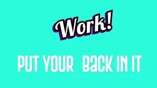 Kevin McKay Pupa Nas T Denise Belfon Work Original Mix Lyric Video Glasgow Underground 