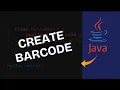 How to Create Simple Barcode in Java 2025