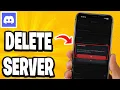 How To Delete Discord Server
