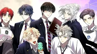 مصاصي دماء وسيمين يعشقون فتاة بشرية في المدرسة انمي مصاص دماء جديد القمر الاسود القسم الثالث 