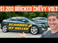 I WAS SCAMMED BUYING THIS BRICKED CHEVY VOLT
