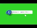 Download Lagu Facebook follow, like and share button green screen  with sound || No Copyright