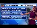 Lightning likely at fault for bringing down Grand Rapids NWS radar