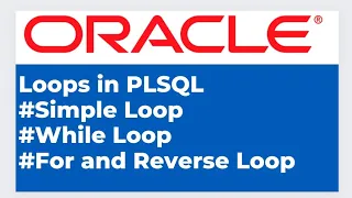 Oracle - PLSQL loops