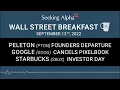 Peleton Google Starbucks WSB September 13 2022