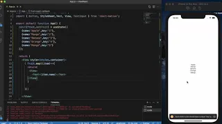 React Native Tutorial 9 - Lists ScrollView