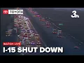 SB I-15 shut down south of Las Vegas