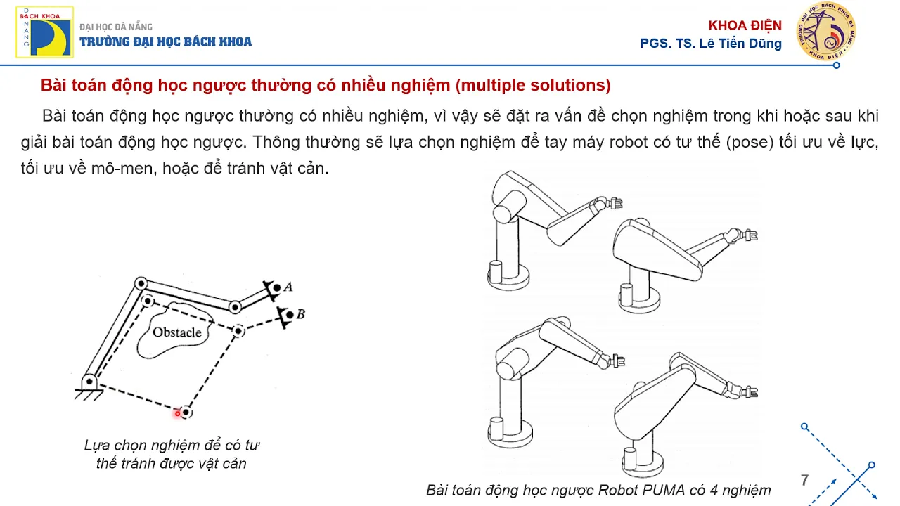 Kỹ thuật Robot - Chương 4: Động học ngược - Inverse kinematics of Robot manipulators