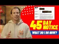 What to do if you receive 45 Day Notice from the DEP
