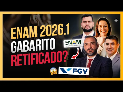 Vídeo: como montar recurso no ENAM — Live de Recursos 2026.1
