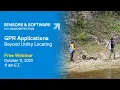 GPR Applications Beyond Utility Locating