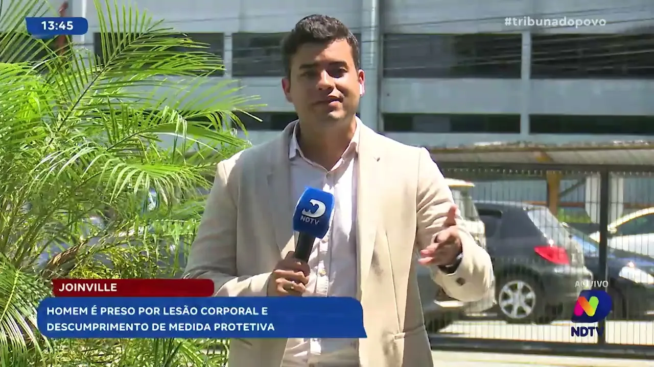 Prisão em Joinville: suspeito de lesão corporal e desrespeito a medida protetiva detido