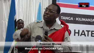 mbowe amtuliza sumaye asema siyo muda wa kufanya majaribio ya uongozi lema amgaragaza selasini