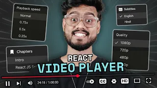 Build a React Player with Quality Switch Chapters Subtitles Speed ImageKit ABS