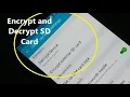 Encrypt and decrypt SD Card on Android Device