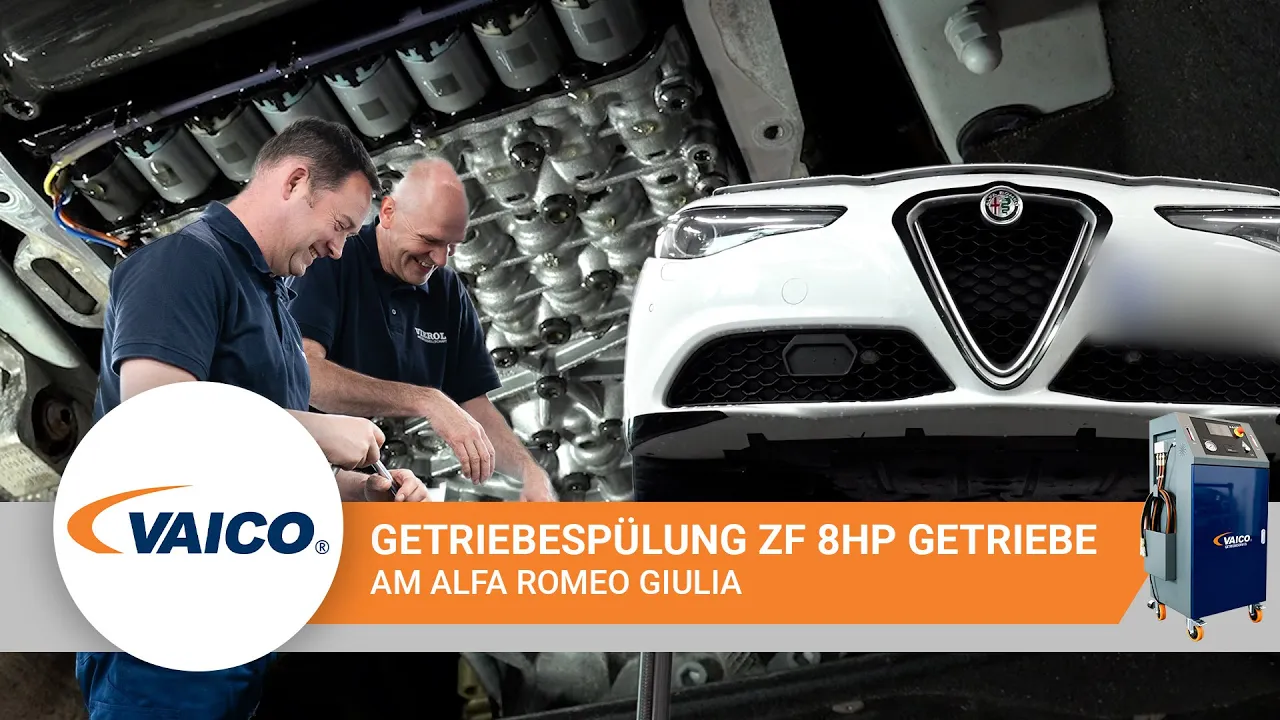 VAICO Getriebespülung am Alfa Romeo Giulia mit ZF 8HP Getriebe | EXPERT-KITS+ V20-2090-XXL