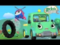 Download Lagu Catch the Runaway Tire! 🛞 | Gecko's Garage | Vehicle Repair Cartoons | Buses, Trucks and Cars
