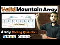 Valid Mountain Array Leetcode - Java Solution Leetcode problems and solutions
