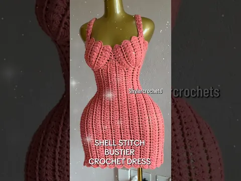 The best shaped crochet dress ever #shylercrochets #crochet #crochetclothing #handmade