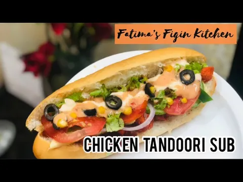 Download MP3 Subway style Chicken tandoori Sub | Thank you for 1K subscribers|