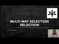 Multi-way selection