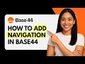 How to Add Navigation Bar in Base44 Quick Guide