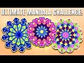 Transforming 3 Hypnotic Mandalas into Mindful Art Therapy