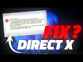 How To Fix DirectX Errors Solve Game Program Problems Easily 2025